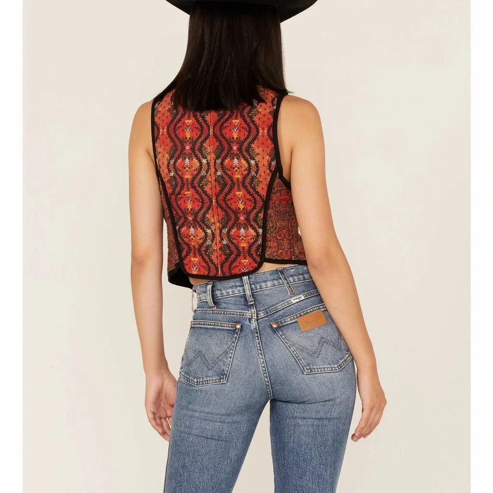 FREE PEOPLE Gemini Vest Boho Festival - Picture 4 of 8